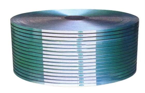 সবুজ কপোলিমার প্রলিপ্ত ইস্পাত টেপ 0.1mm 350mpa রাসায়নিক প্রতিরোধ