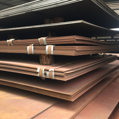 ধারক জন্য গরম ঘূর্ণিত আবহাওয়া প্রতিরোধী Corten B ইস্পাত প্লেট AiSi