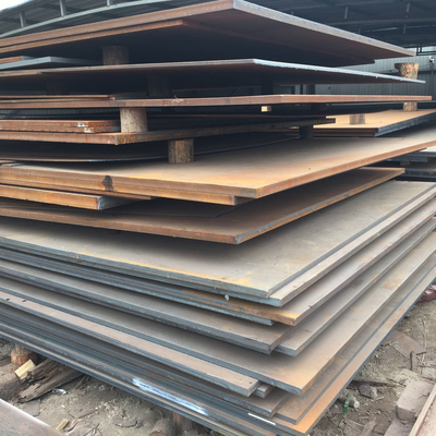 ধারক জন্য গরম ঘূর্ণিত আবহাওয়া প্রতিরোধী Corten B ইস্পাত প্লেট AiSi